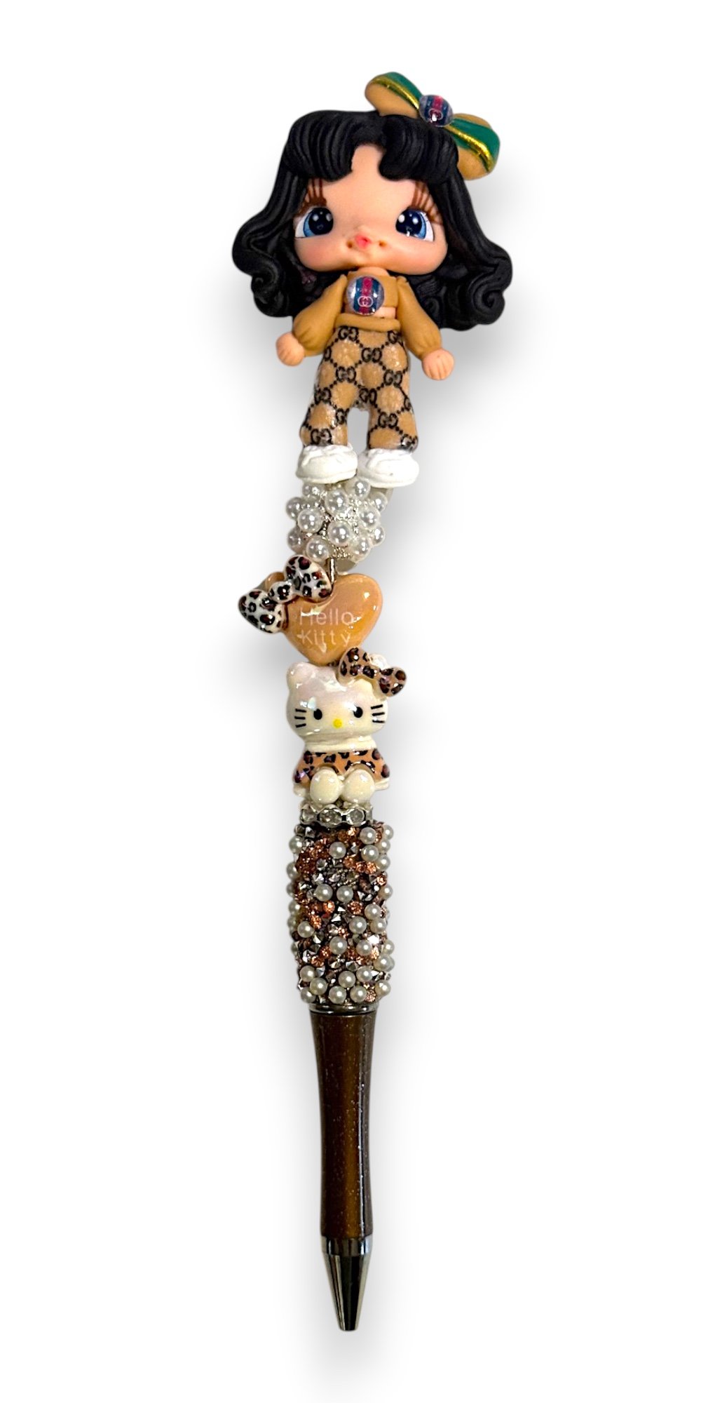 Leopard Luxe Clay Girl Wand