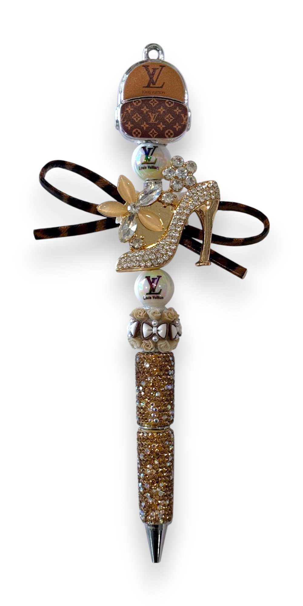 Monogram Stiletto — Gold Wand